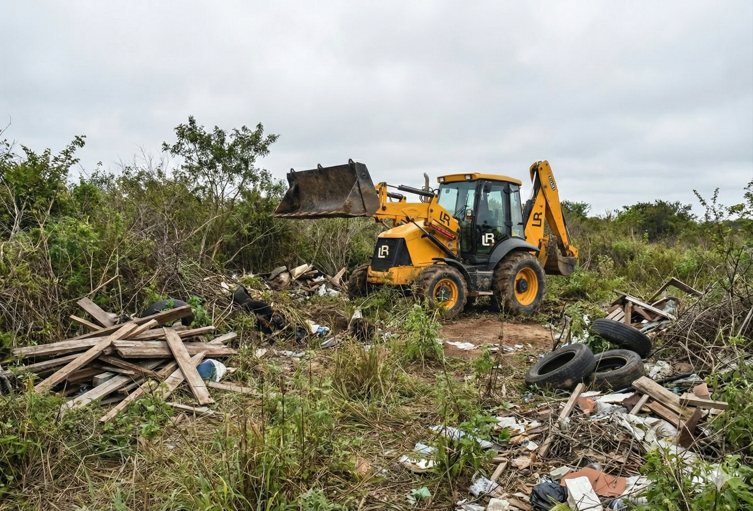 Antes - Limpeza de Terreno